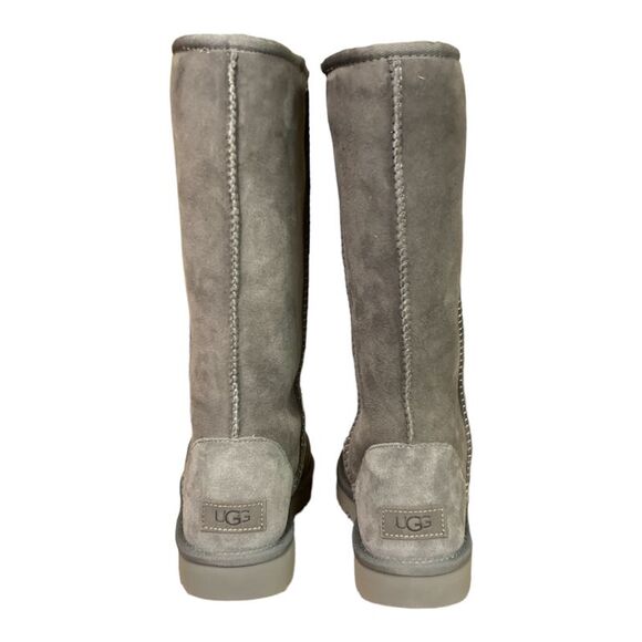 UGG Women's Pull On Sheepskin Warm Classic Tall II Boot, 1016224 - Grey - Picture 4 of 6